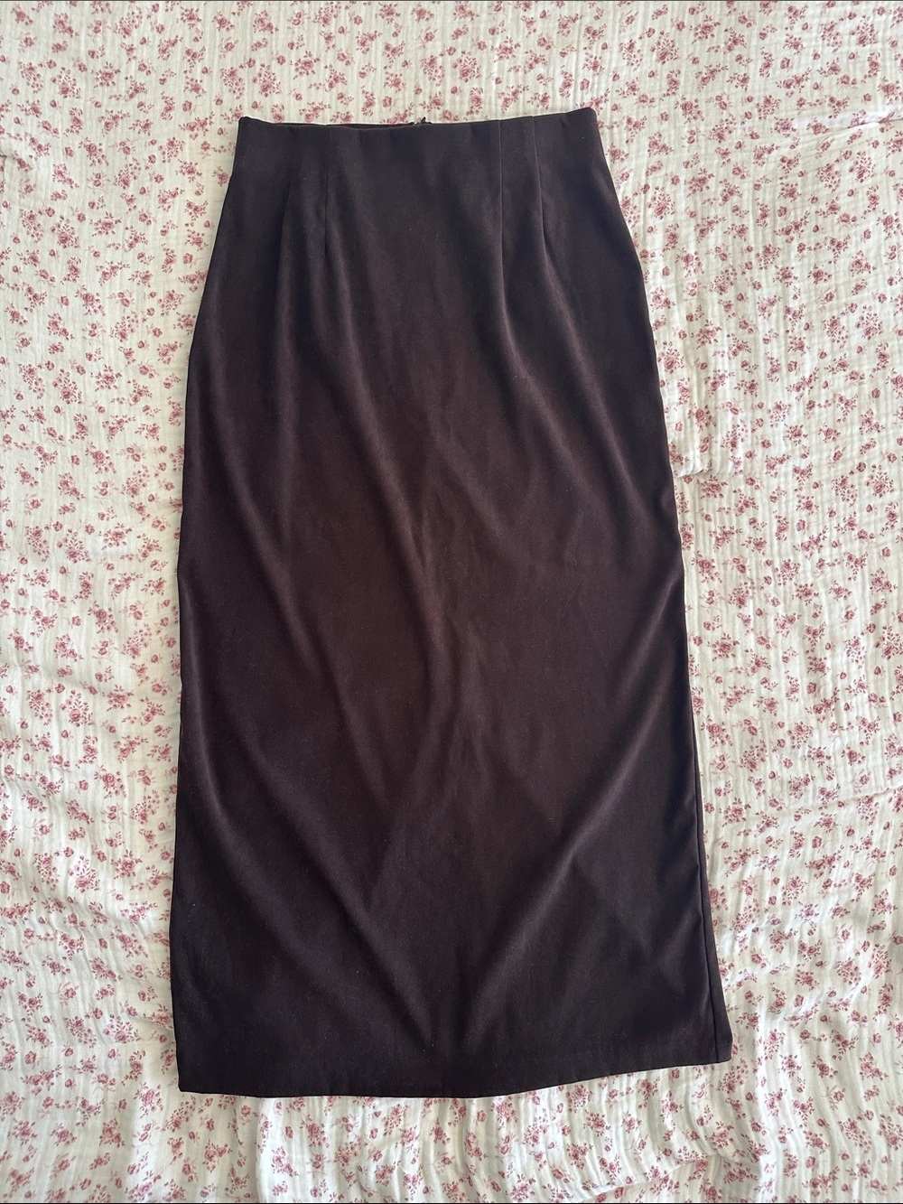 Vintage Brown Maxi Skirt